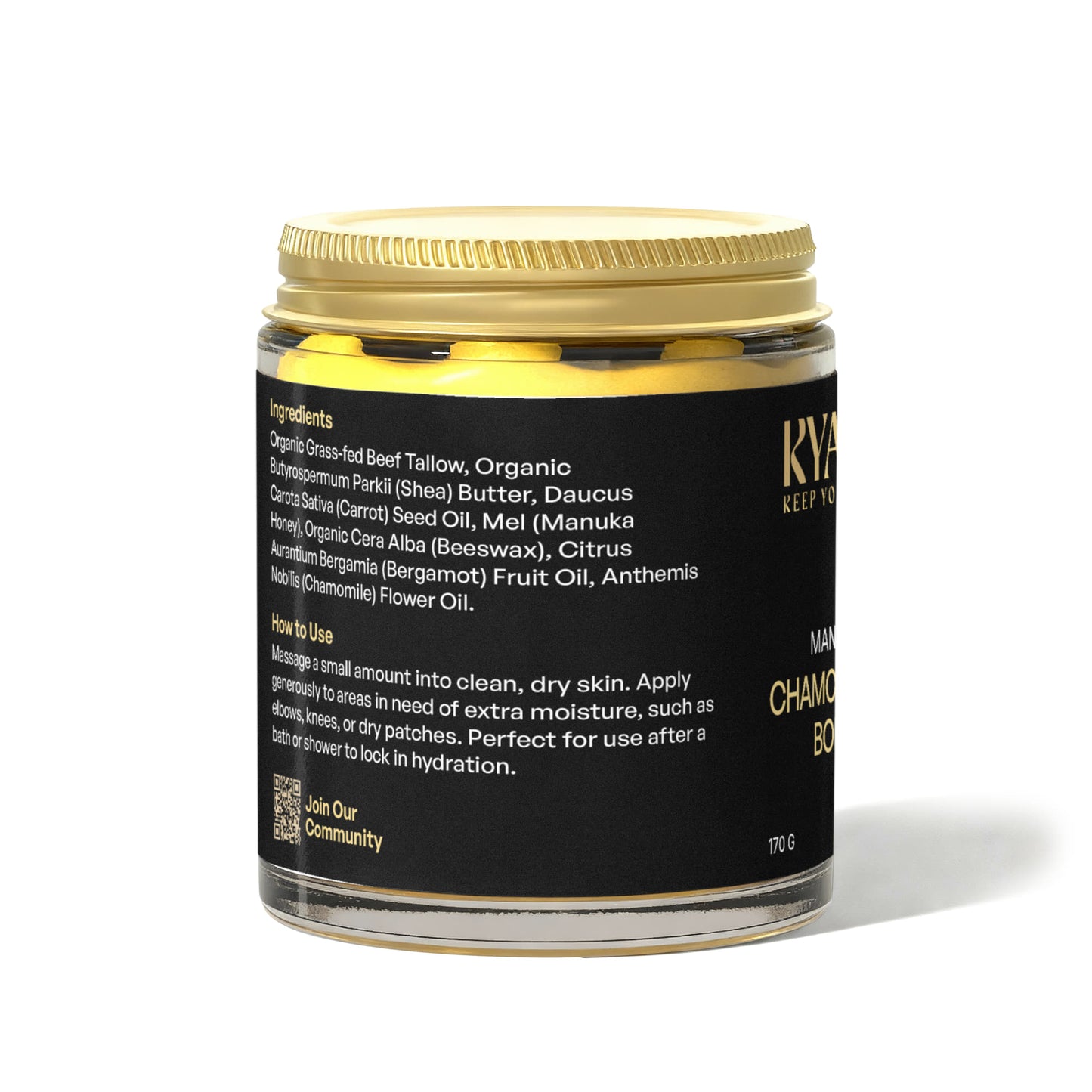 Manuka Honey Chamomile Tallow Body Balm
